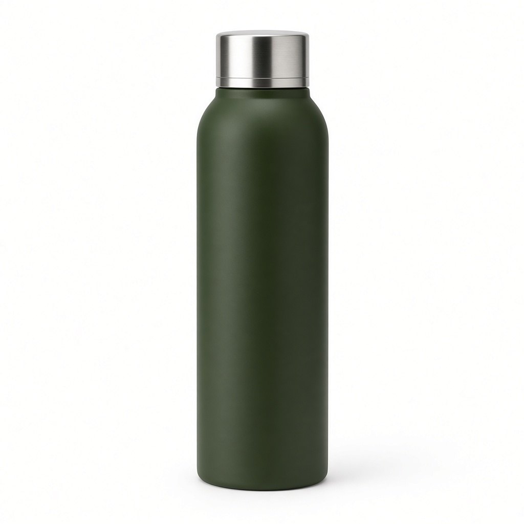 Insulated Stainless Steel Water Bottle 1 L, Forest Green