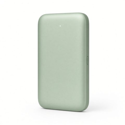 Magnetic Wireless Power Bank 10,000 mAh, Sage Green