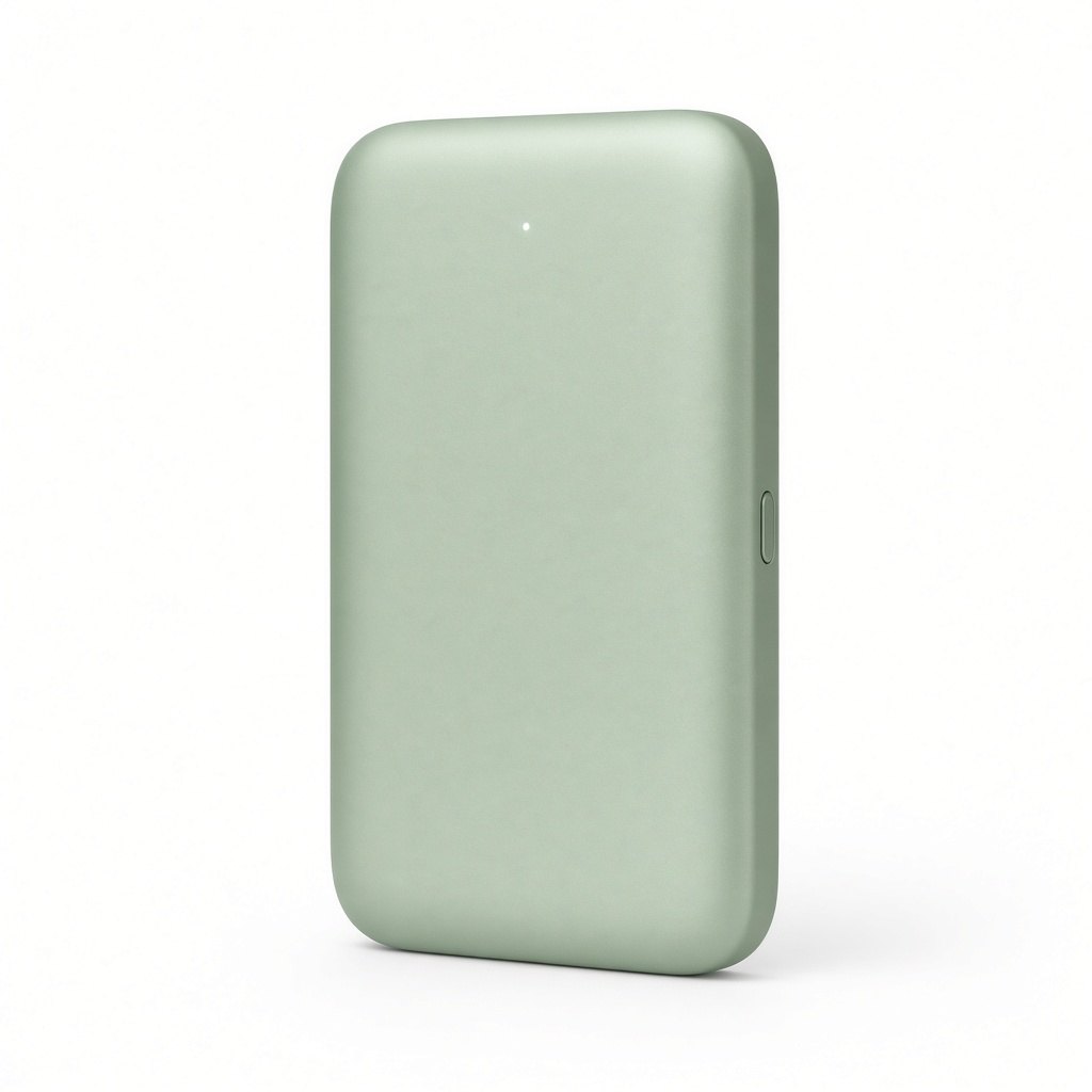Magnetic Wireless Power Bank 10,000 mAh, Sage Green