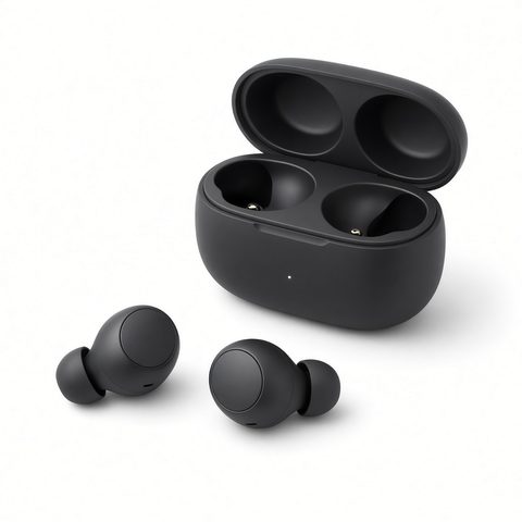 Bluetooth 5.4 In-Ear Earbuds with Charging Case, Black