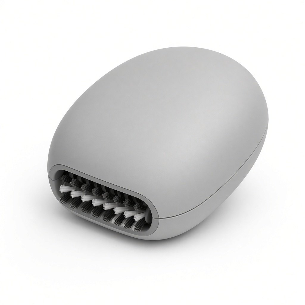 Rechargeable Mini Desk Vacuum, Light Grey